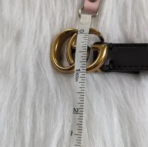 Accessories | Beautiful Faux Leather Gg Black And Gold Belt  display picture 3